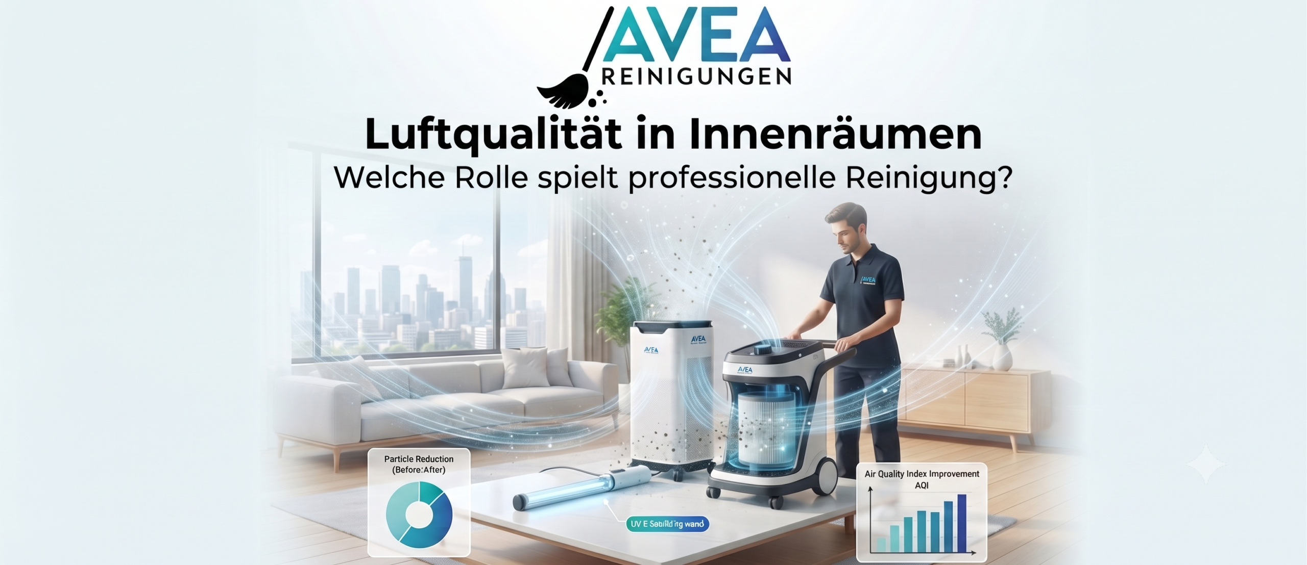 Luftqualität in Innenräumen: Welche Rolle spielt professionelle Reinigung?